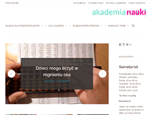 Tablet Screenshot of akademia-siedlce.pl